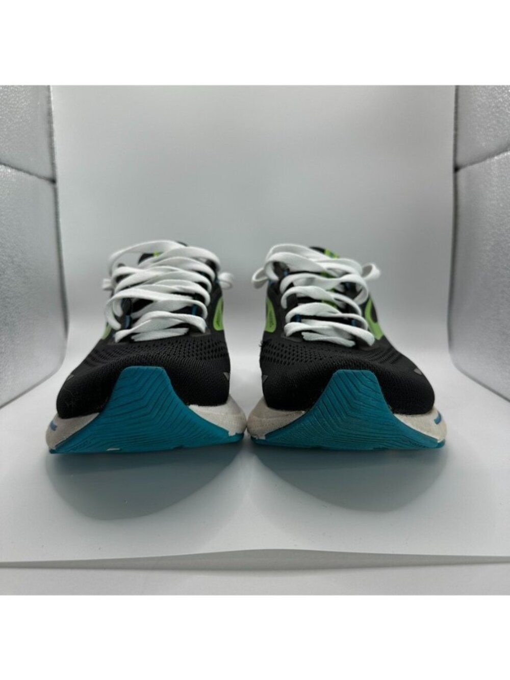 Brooks Adrenaline GTS 23 Shoes Mens Size 9 Black Green Blue Running Cushioned - Picture 2 of 10